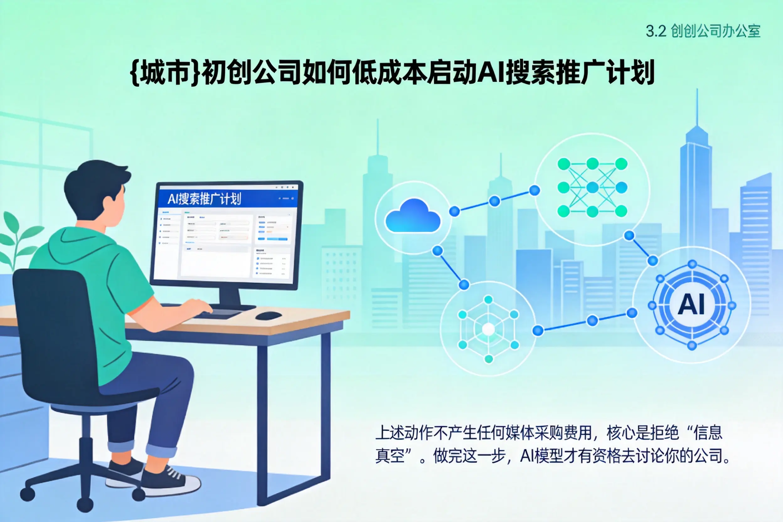 吐鲁番初创公司如何低成本启动AI搜索推广计划