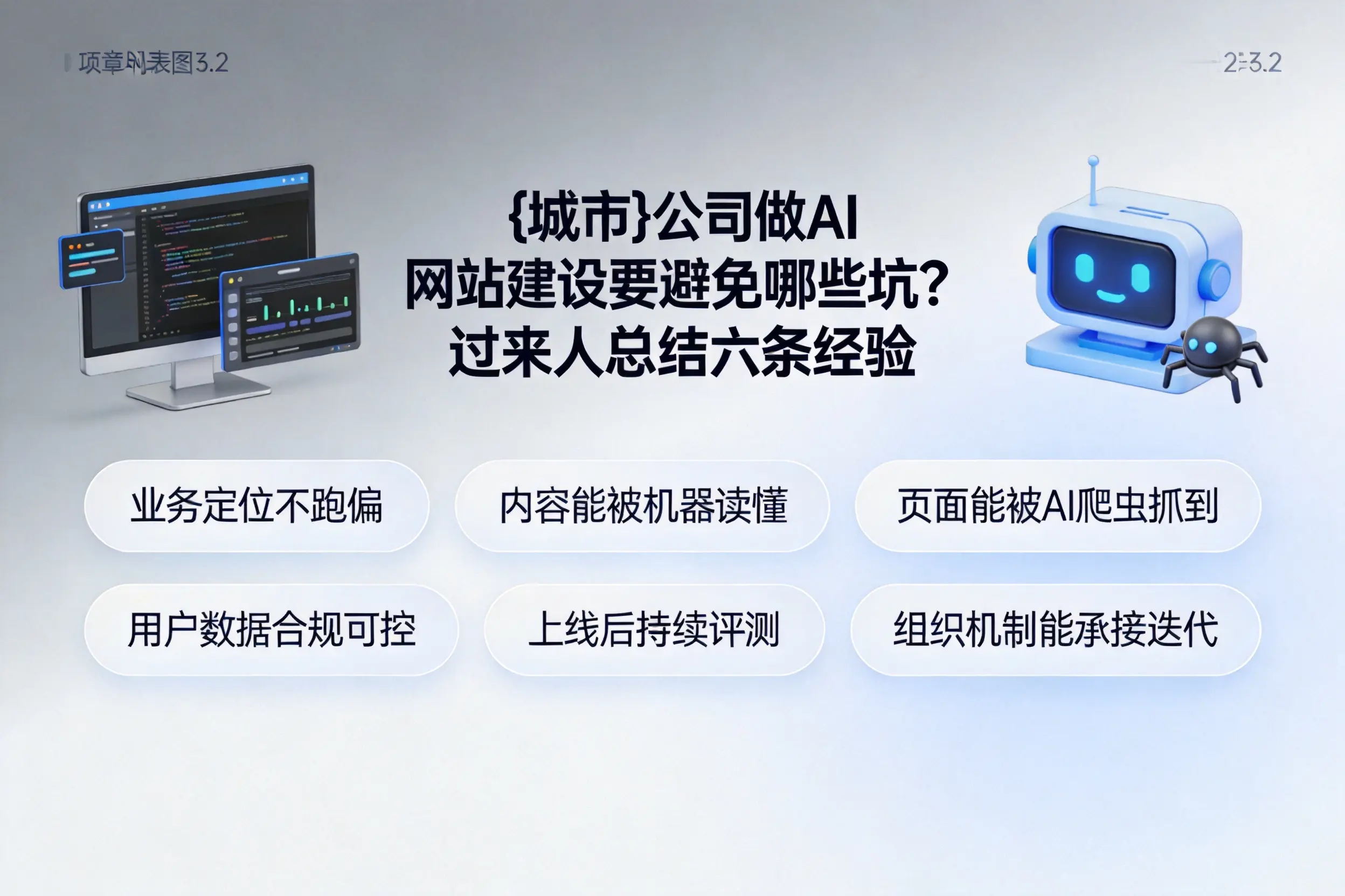 吐鲁番公司做AI网站建设要避免哪些坑?过来人总结六条经验