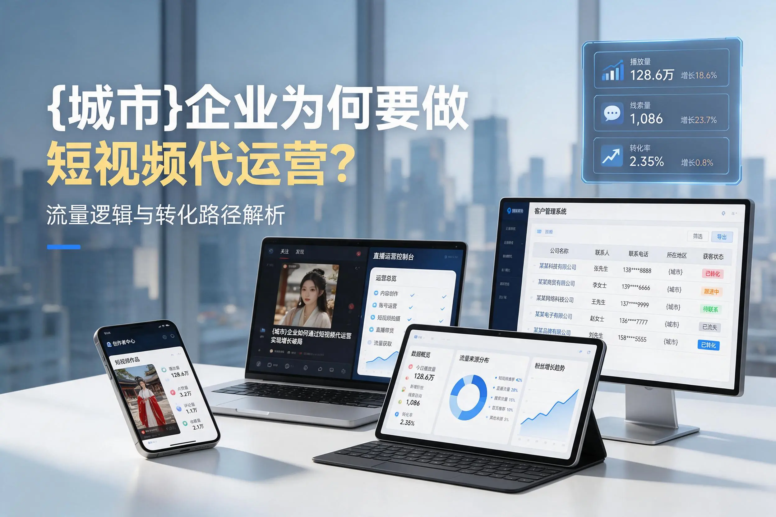 吐鲁番企业为何要做短视频代运营？流量逻辑与转化路径解析