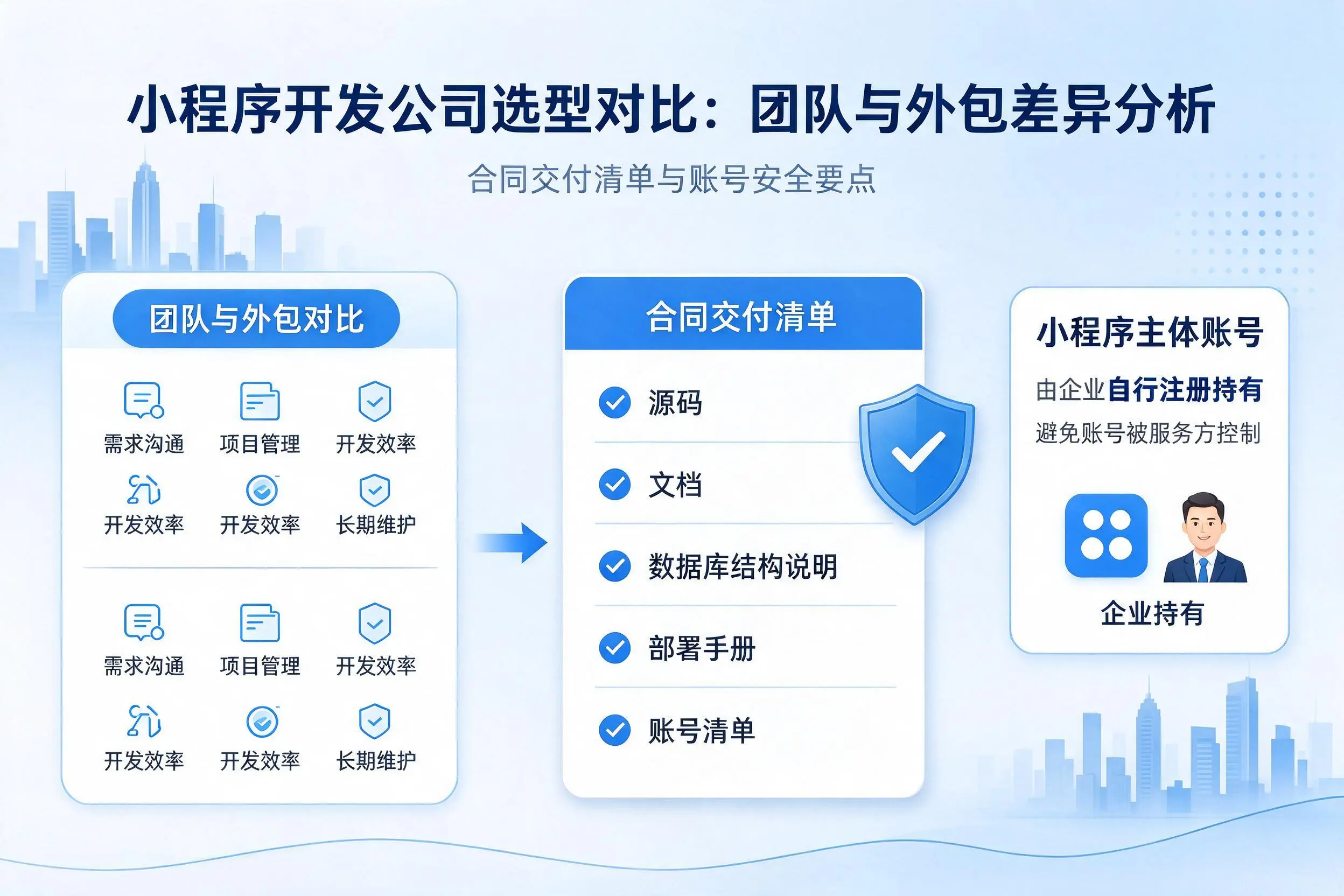 吐鲁番小程序开发公司选型对比：团队与外包差异分析