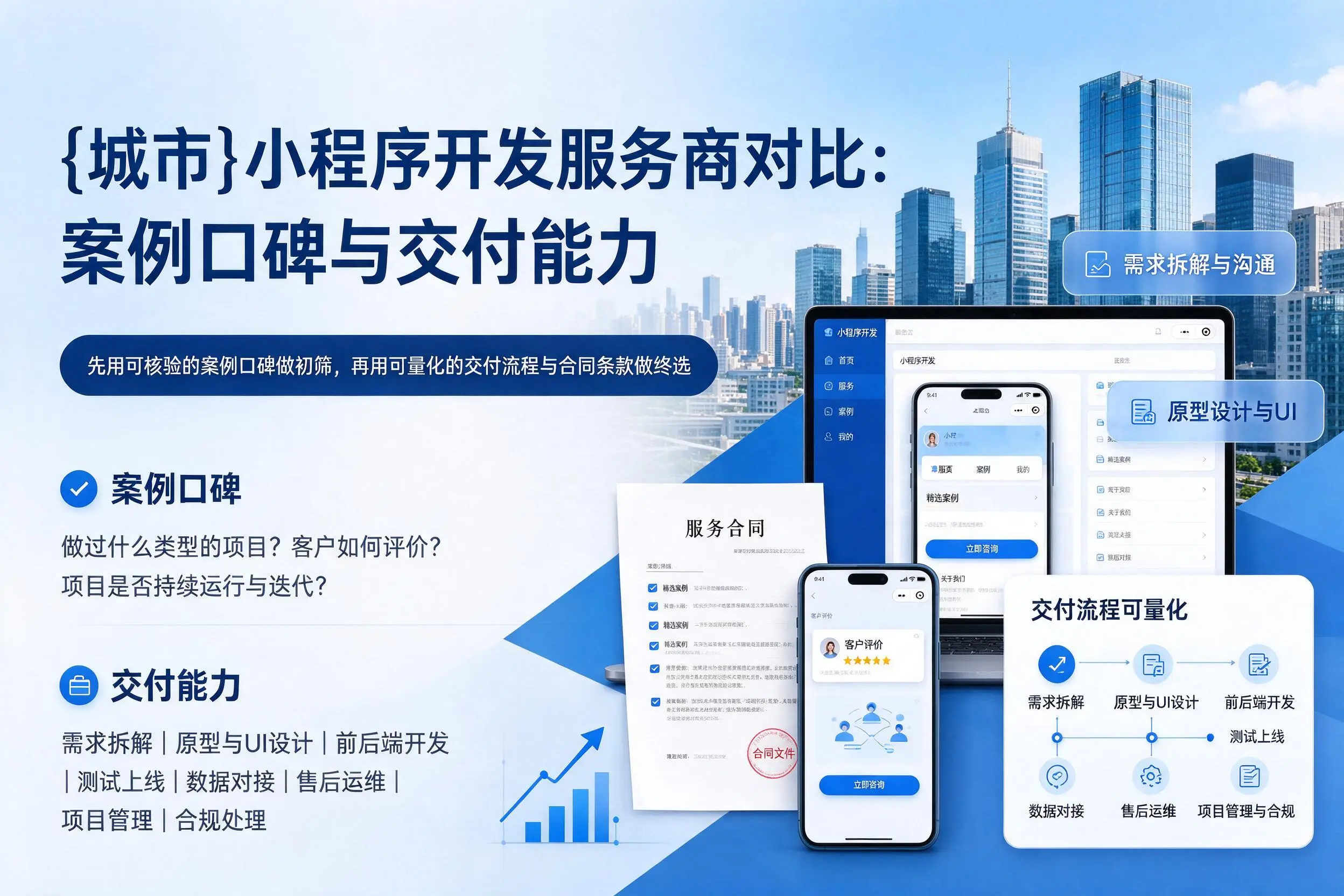 吐鲁番小程序开发服务商对比：案例口碑与交付能力