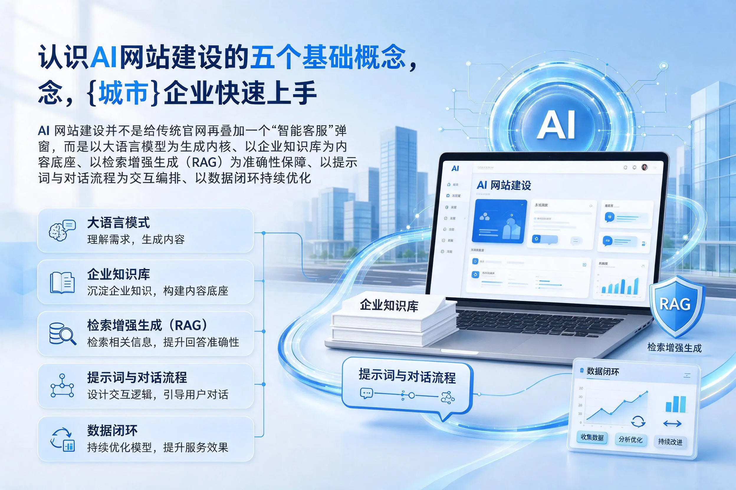认识AI网站建设的五个基础概念，吐鲁番企业快速上手