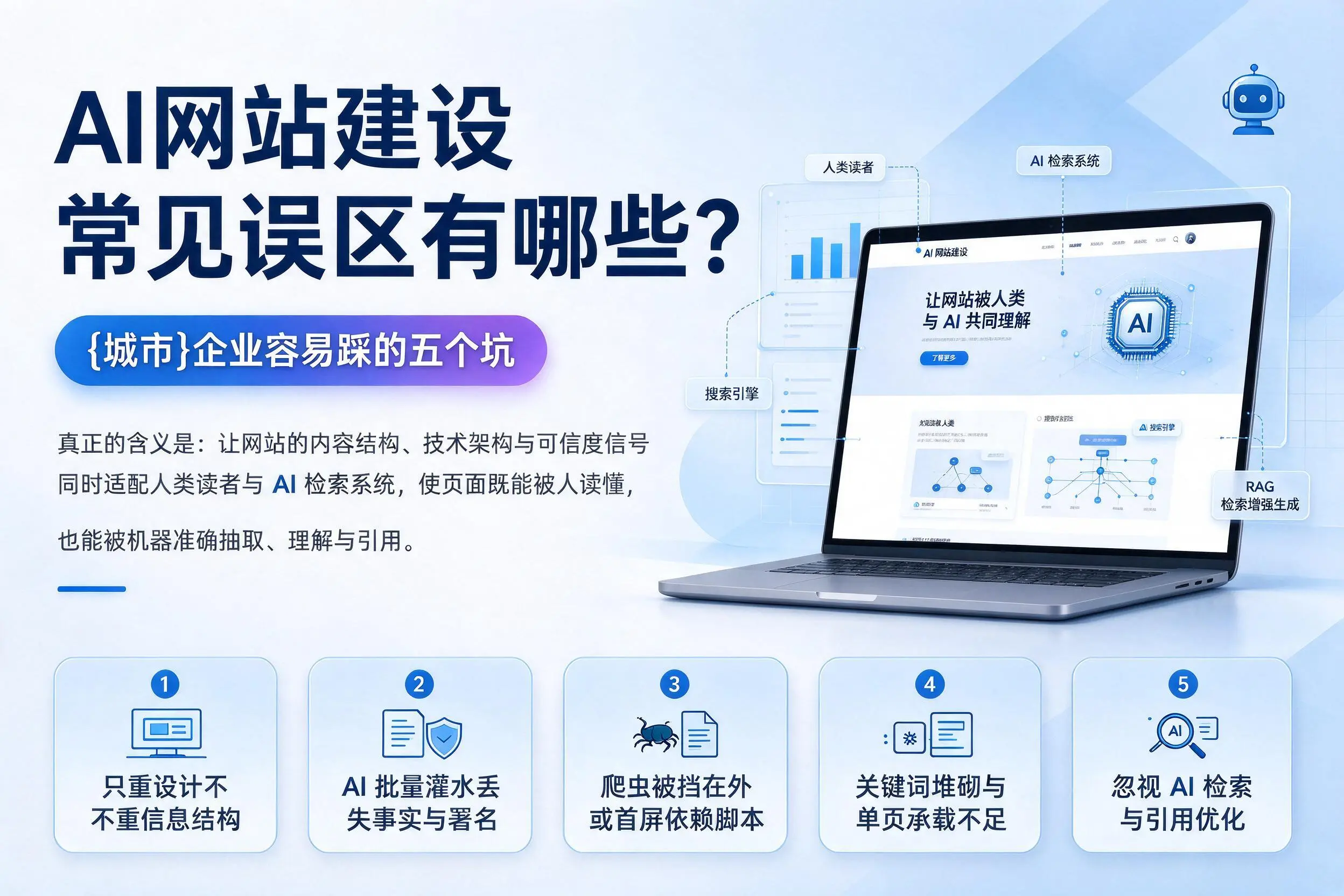 AI网站建设常见误区有哪些?吐鲁番企业容易踩的五个坑