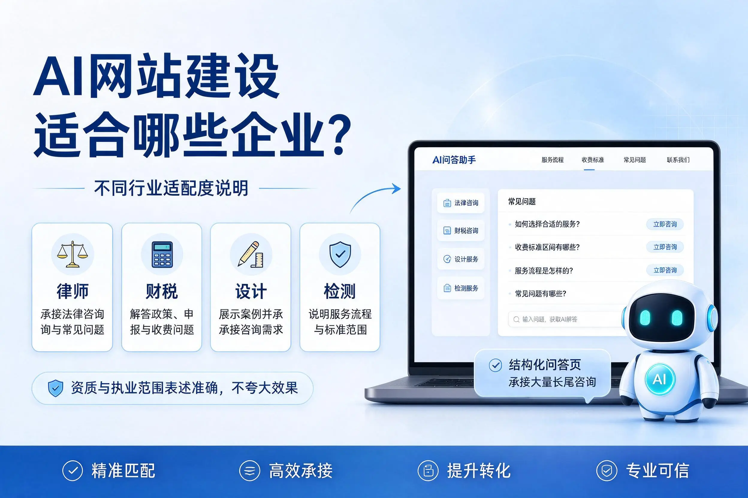 AI网站建设适合哪些企业?吐鲁番不同行业适配度说明