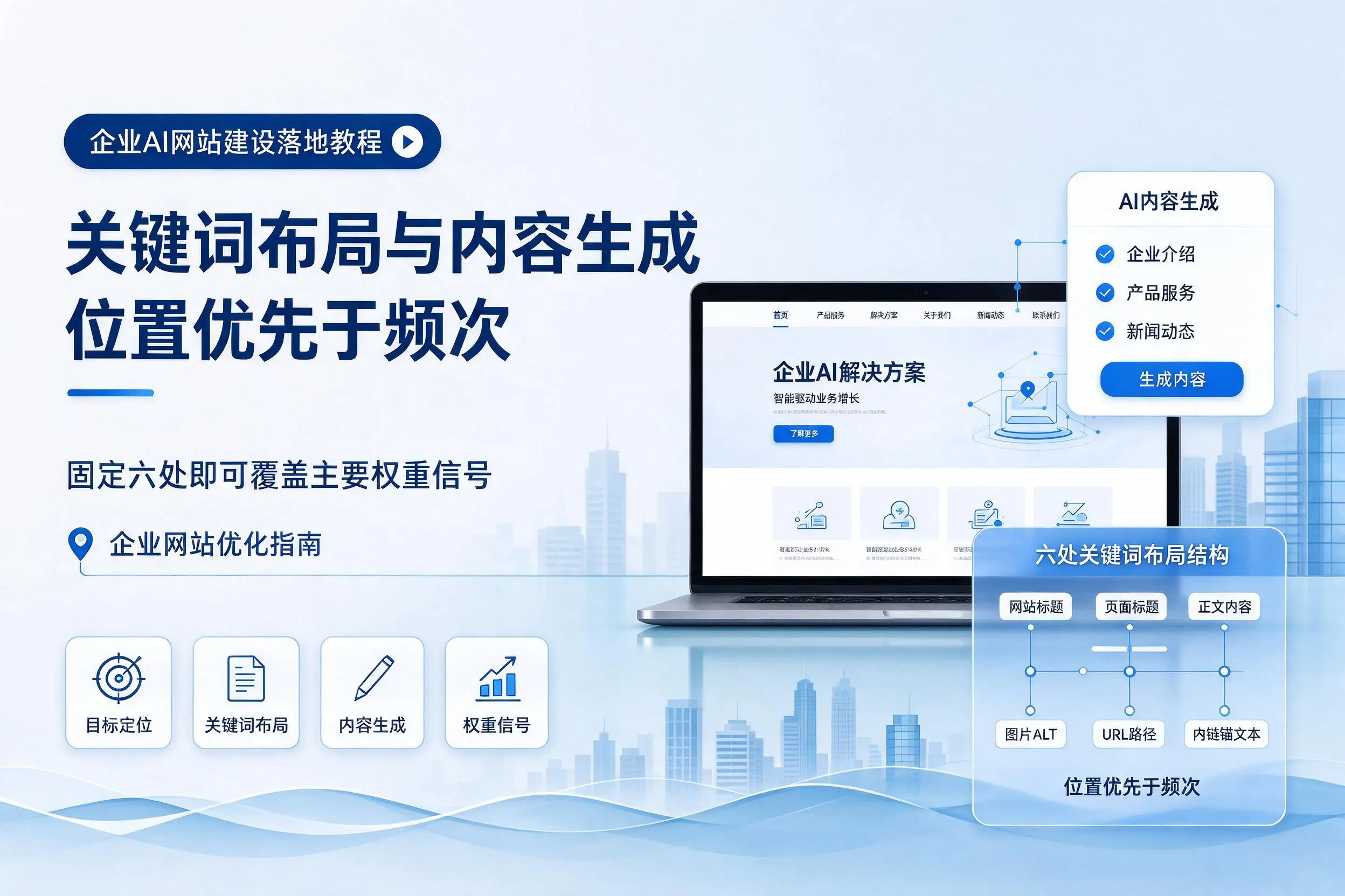吐鲁番企业AI网站建设落地教程:关键词布局与内容生成